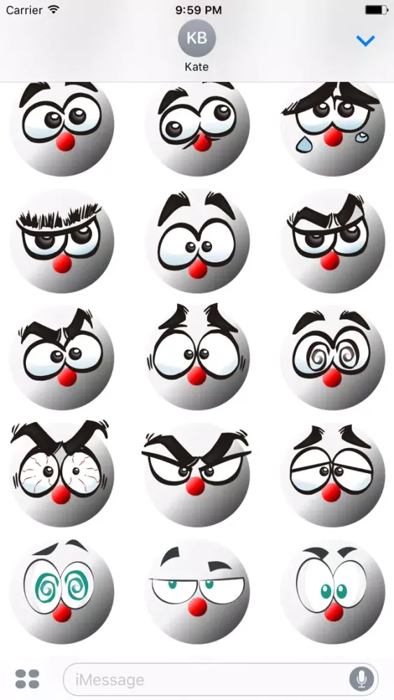 Mr. Snow Stickers Ekran Görüntüleri