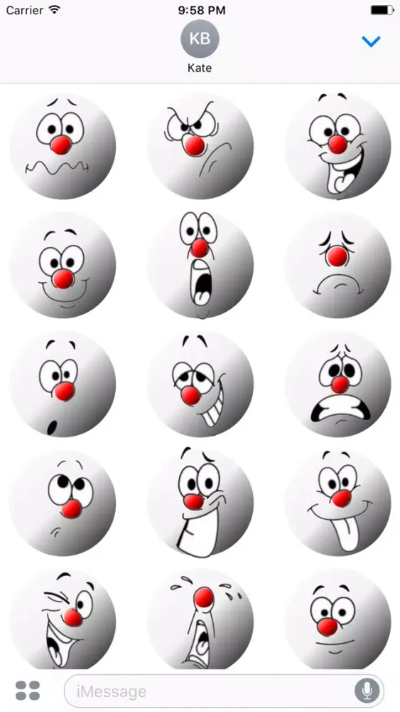 Mr. Snow Stickers Ekran Görüntüleri