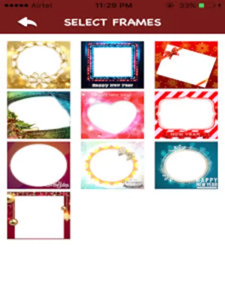Zrzuty ekranu New Year Photo Frames 2017 - Collage , Wallpaper iPad 