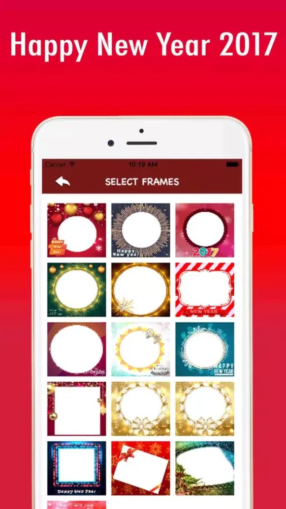 Zrzuty ekranu New Year Photo Frames 2017 - Collage , Wallpaper