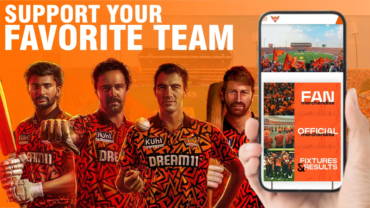 Sunrisers Hyderabad應用截圖