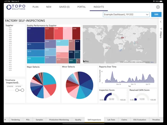 Captures d'écran de Topo Supply Chain Solutions iPad 