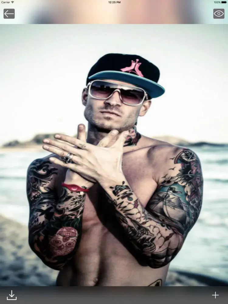 Tattoo Designs Ideas for Men - Cool Body art Pics iPad  Screenshots