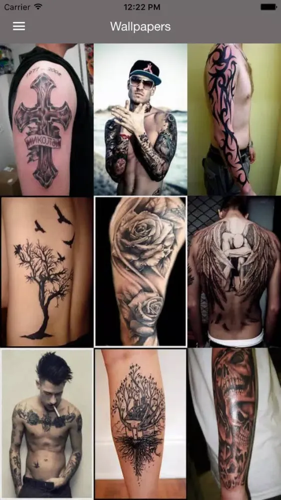 Tattoo Designs Ideas for Men - Cool Body art Pics Screenshots