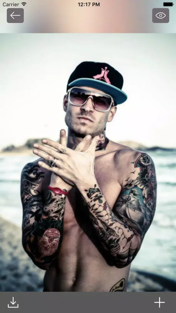Tattoo Designs Ideas for Men - Cool Body art Pics Screenshots