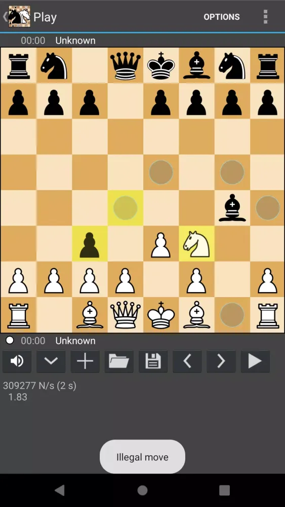 Capturas de tela do Chess Lite