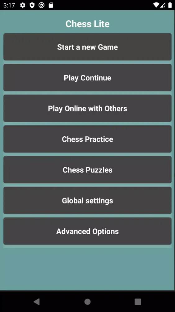 Capturas de tela do Chess Lite