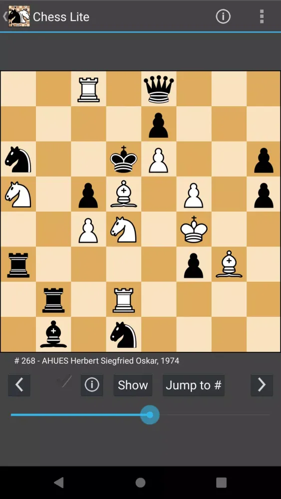 Capturas de tela do Chess Lite