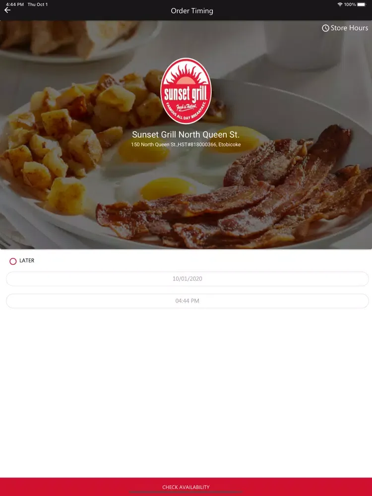 Sunset Grill Breakfast & Lunch iPad  スクリーンショット