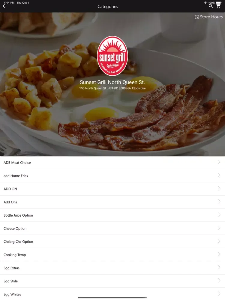 Sunset Grill Breakfast & Lunch iPad  スクリーンショット