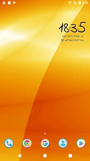 Скриншоты MiClock / LG G4 Clock Widget