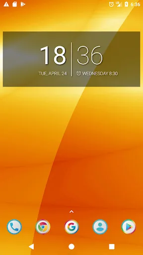 Скриншоты MiClock / LG G4 Clock Widget