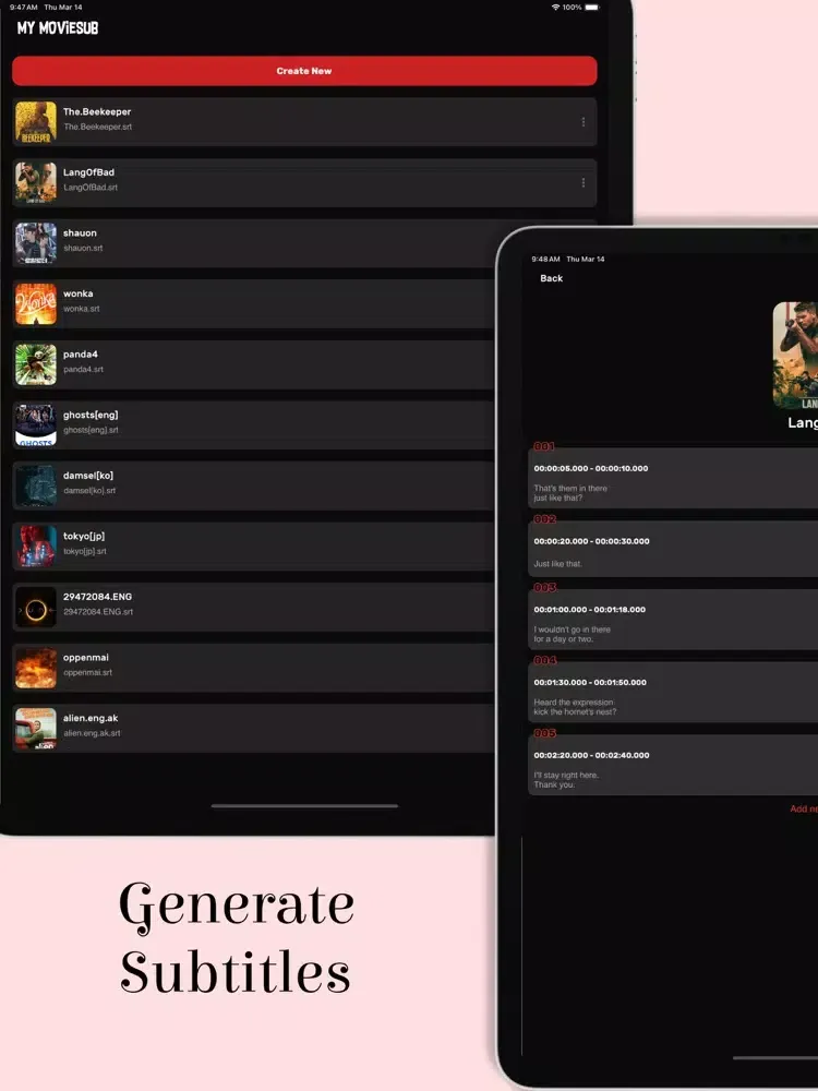 Sunspot - Infinite Movie Sub iPad  स्क्रीनशॉट