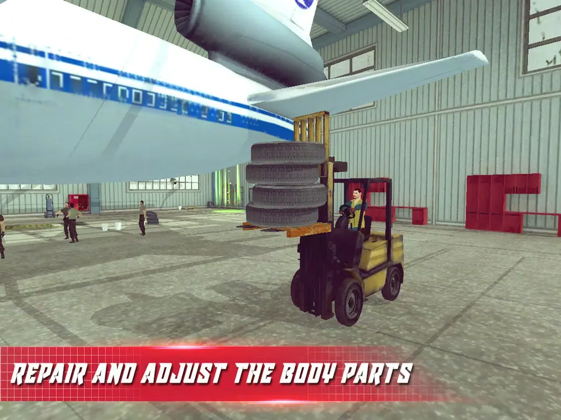 Air Plane Mechanic Garage Pro iPad  Screenshots
