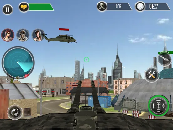 Gunner Battle Field 2017 iPad  Screenshots