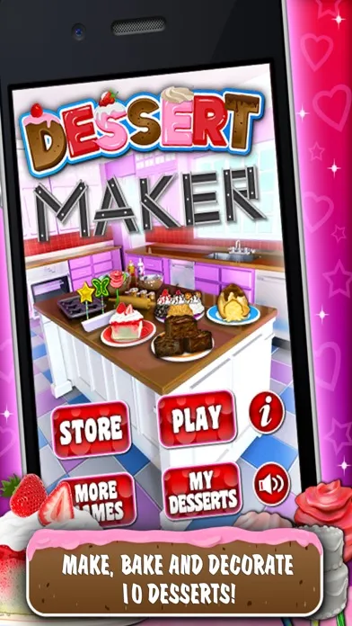 Sweet Dessert Maker Games 스크린샷