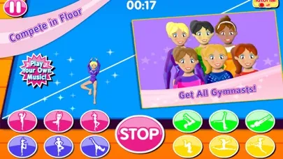 Elite Gymnastics Events Games应用截图