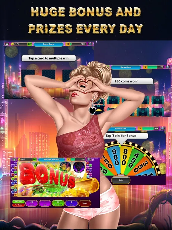 ภาพหน้าจอของ Slots Land™ iPad 