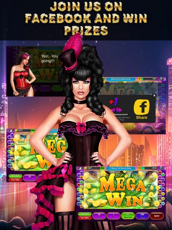 ภาพหน้าจอของ Slots Land™ iPad 
