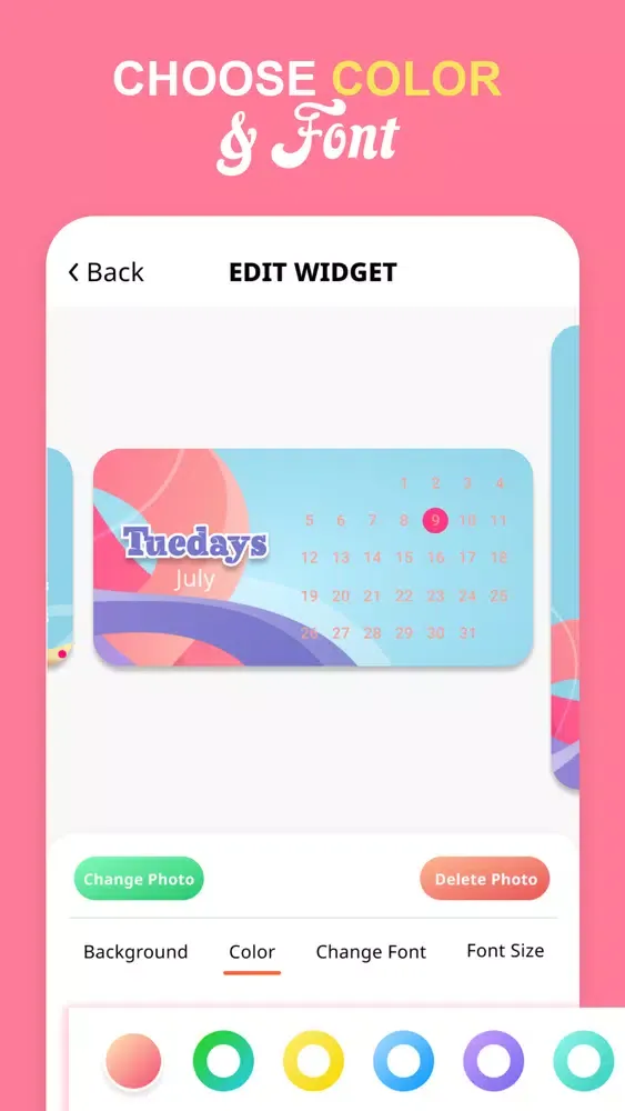 Ảnh chụp màn hình của Calendar Widget: Month Widgets