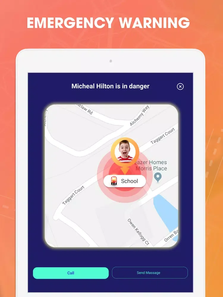 Tangkapan skrin Family Location - Find Friends iPad 