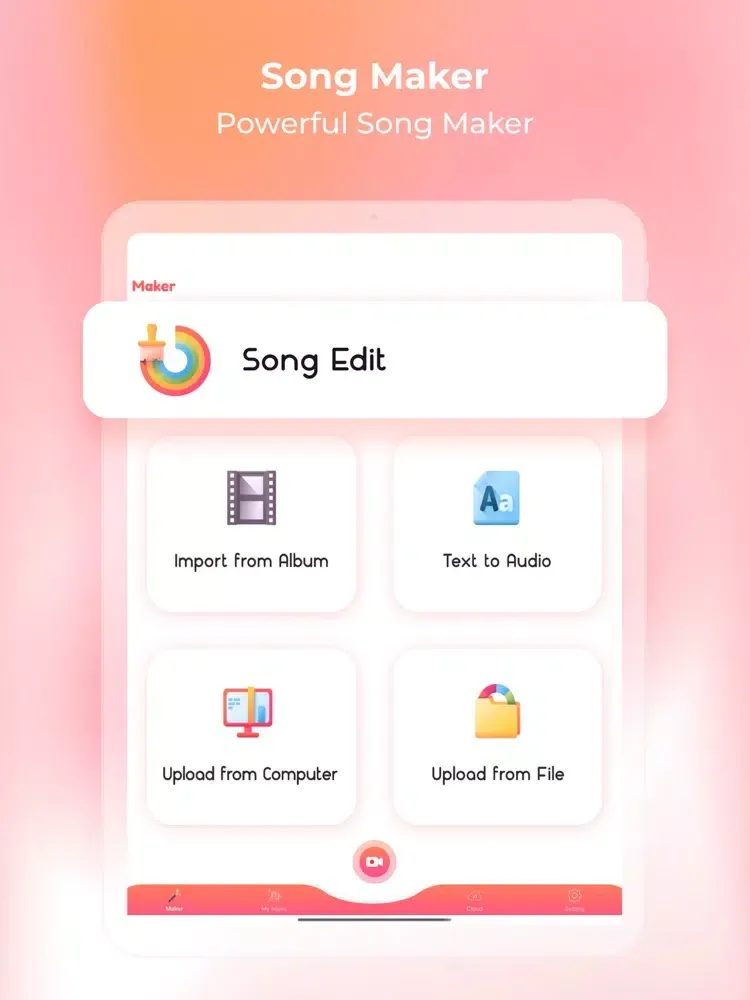 Скриншоты Audio Editor - Song & Music iPad 