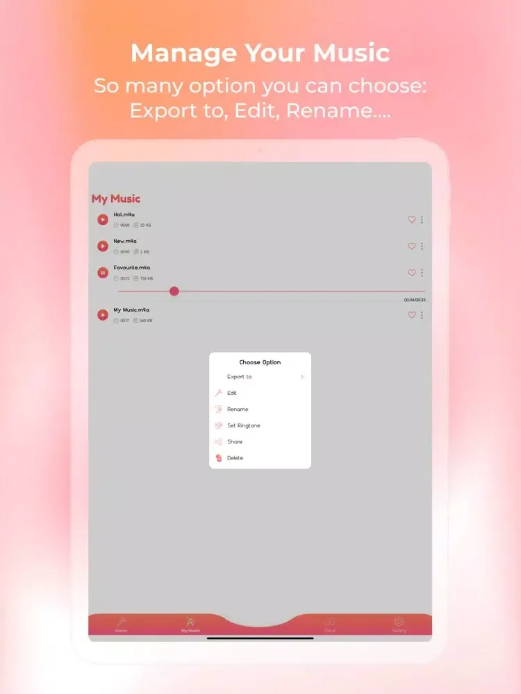 Скриншоты Audio Editor - Song & Music iPad 