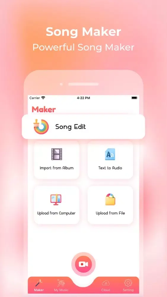 Скриншоты Audio Editor - Song & Music