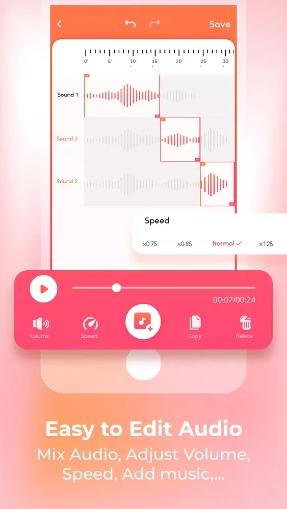 Скриншоты Audio Editor - Song & Music
