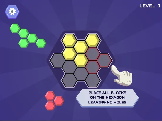 Hex Blocks Puzzle iPad 应用截图