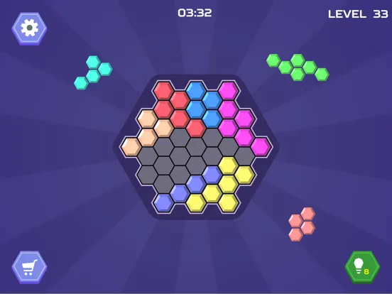Hex Blocks Puzzle iPad 应用截图