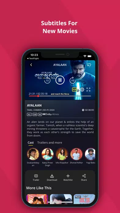 Sun NXT - Live TV & Movies应用截图