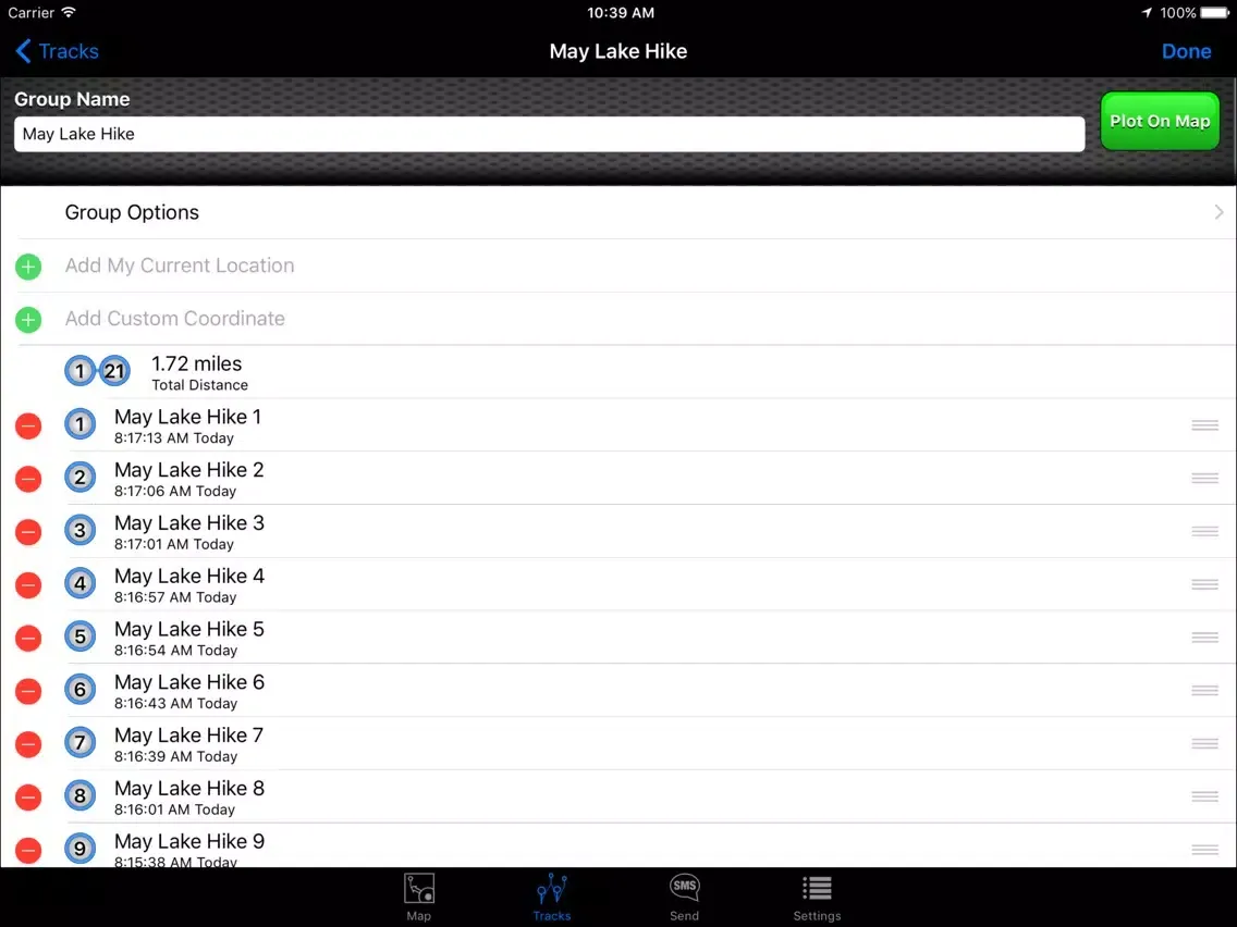 SMS a GPS iPad  سکرین شاٹس