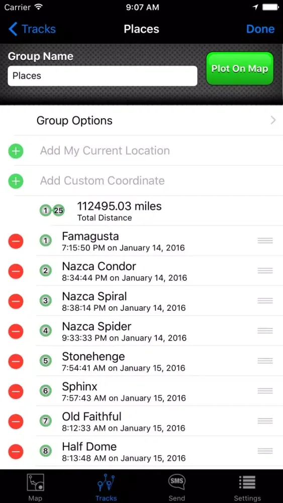 SMS a GPS سکرین شاٹس