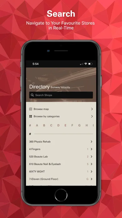 Zrzuty ekranu Sunway Malls App