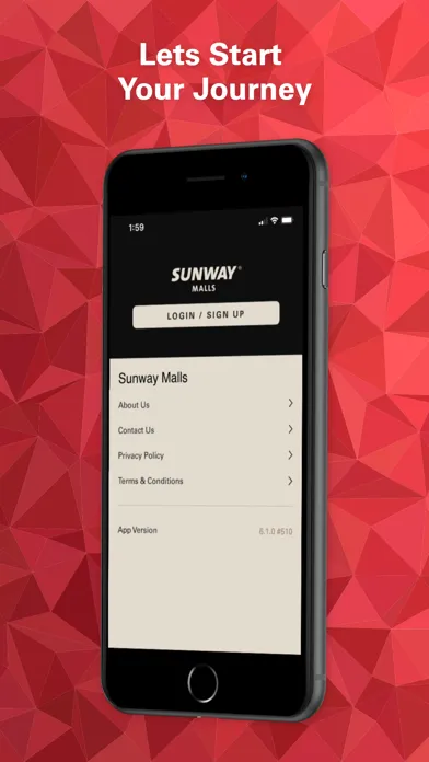 Zrzuty ekranu Sunway Malls App
