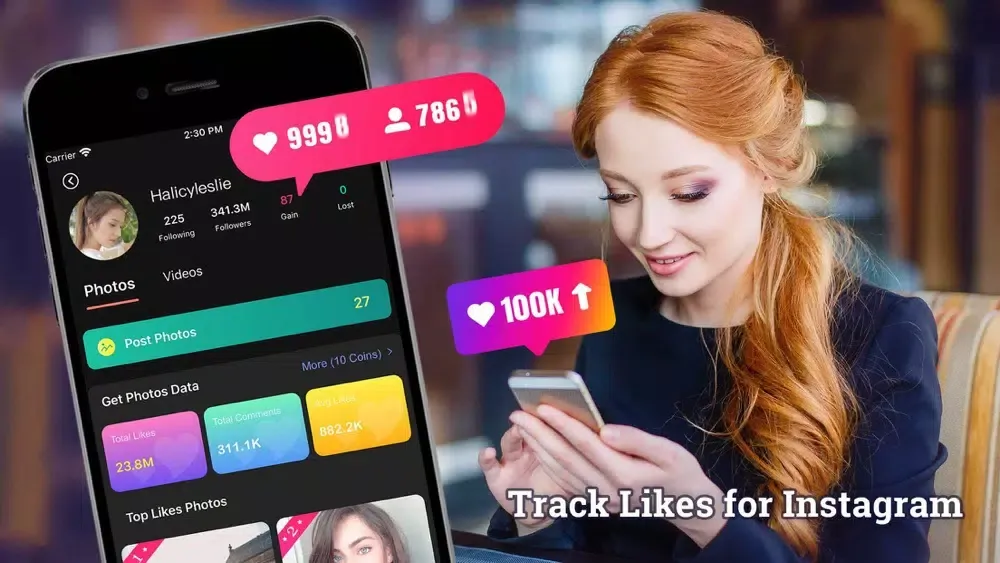 Скриншоты Top Likes Chart for Instagram