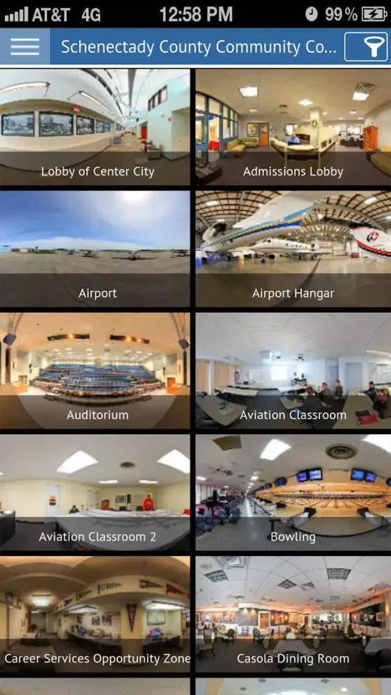 Capturas de pantalla de SUNY Schenectady