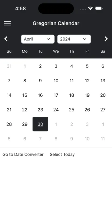 Ảnh chụp màn hình của Afghan Calendar