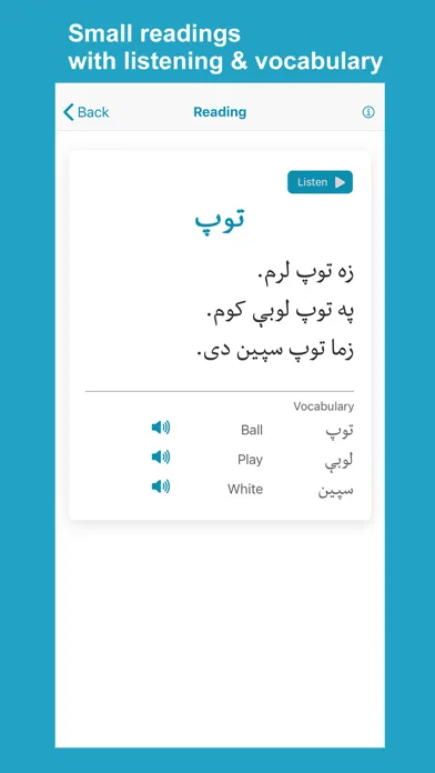 Learn Pashto Language Ekran Görüntüleri