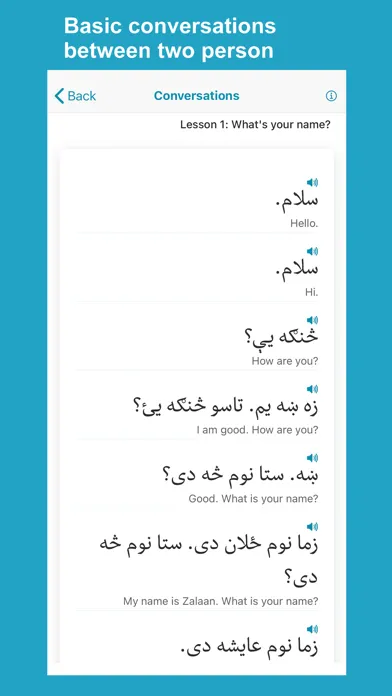 Learn Pashto Language Ekran Görüntüleri