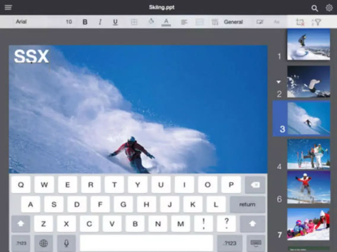 Capturas de pantalla de Office Documents Suite iPad 