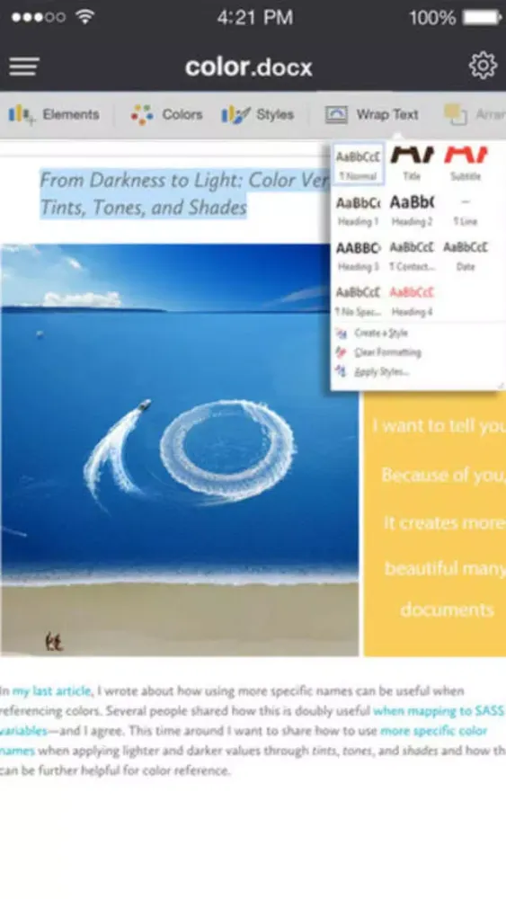 Capturas de pantalla de Office Documents Suite