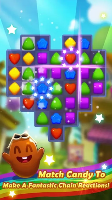 Screenshot di Sugar Sweet Crunch - Race and Match 3 Puzzle Blast game