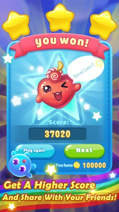 Screenshot di Sugar Sweet Crunch - Race and Match 3 Puzzle Blast game