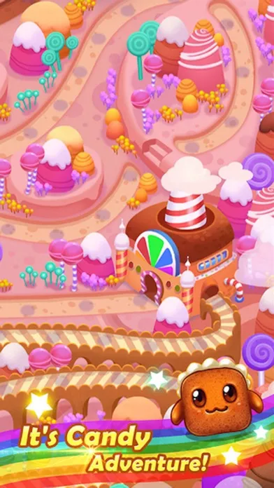 Screenshot di Sugar Sweet Crunch - Race and Match 3 Puzzle Blast game