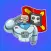 Astronaut Skull Stickers