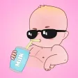 Funny Little Baby Stickers