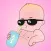 Funny Little Baby Stickers