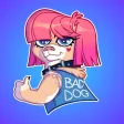 Rock-n-Roll Dog Stickers
